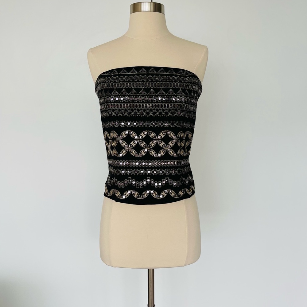 Gorgeous St. John Couture by Marie Gray two piece trousers and bandeau top set